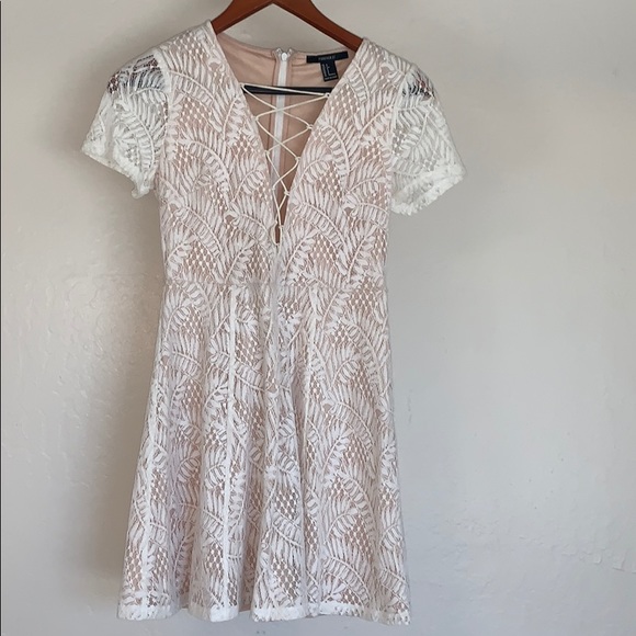 Lace Forever 21 A-Line Dress - Picture 1 of 5